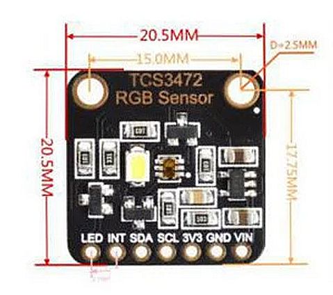Kleur detectie sensor module 3